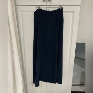 Vintage Ralph Lauren Navy Maxi Skirt sz 10